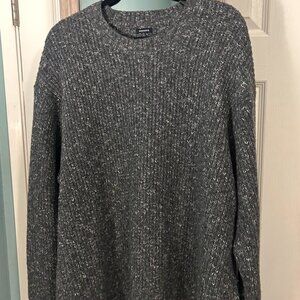 Blue Abercrombie and Fitch Essential Crew Sweater
